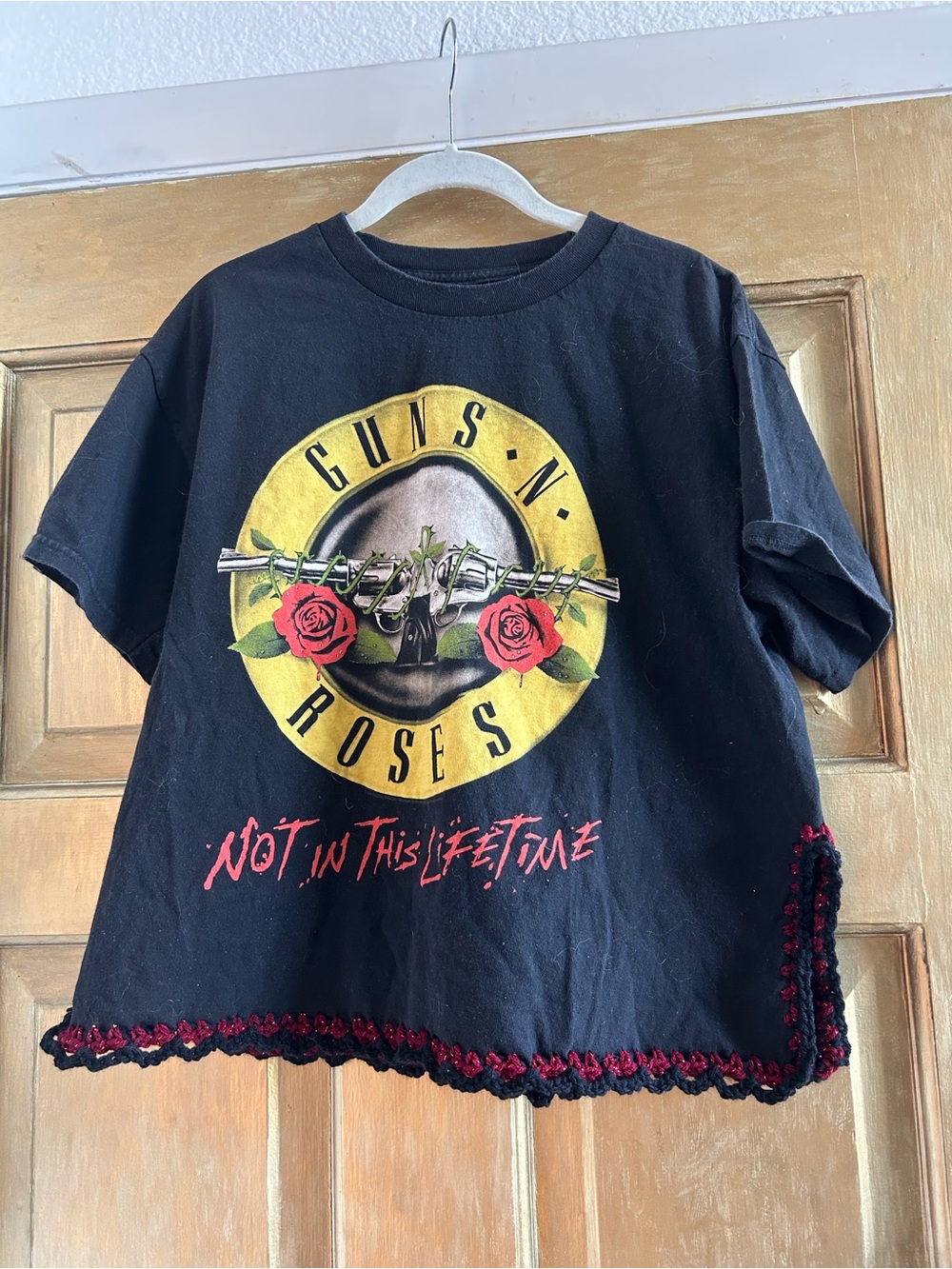 Guns N Roses upcycled shirt